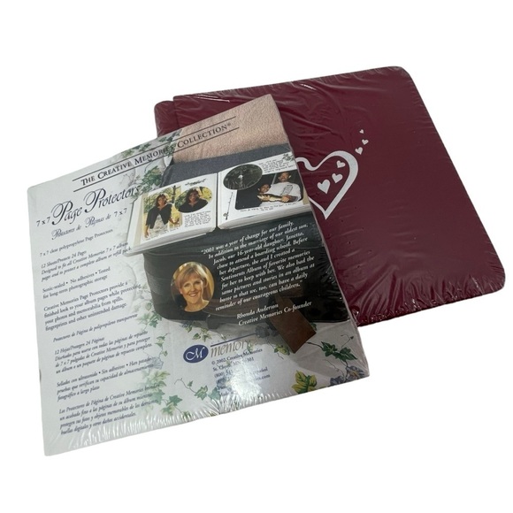 Creative Memories Red Heart Album with pages & protectors - Picture 4 of 8
